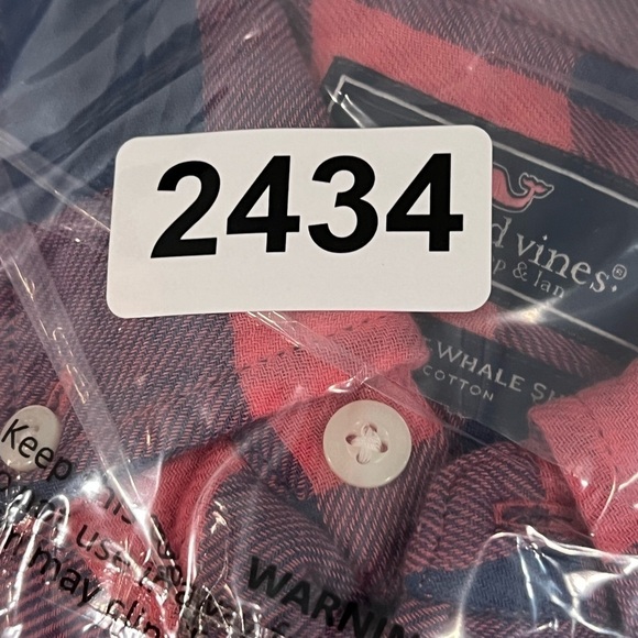 NWT Vineyard Vines Classic Whale Shirt Double Cloth Shirt Jacket Big Gingham - Picture 13 of 13